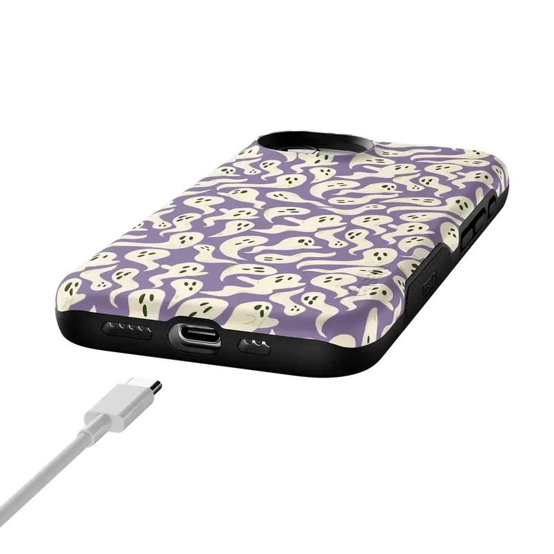 All Boo'd Up | Purple Ghost Case Phone Case get.casely 