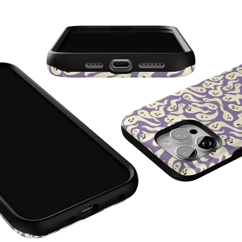 All Boo'd Up | Purple Ghost Case Phone Case get.casely 