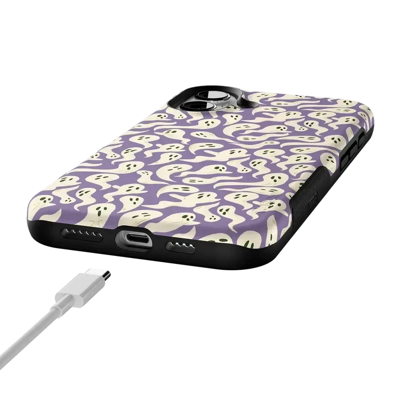 All Boo'd Up | Purple Ghost Case Phone Case get.casely 