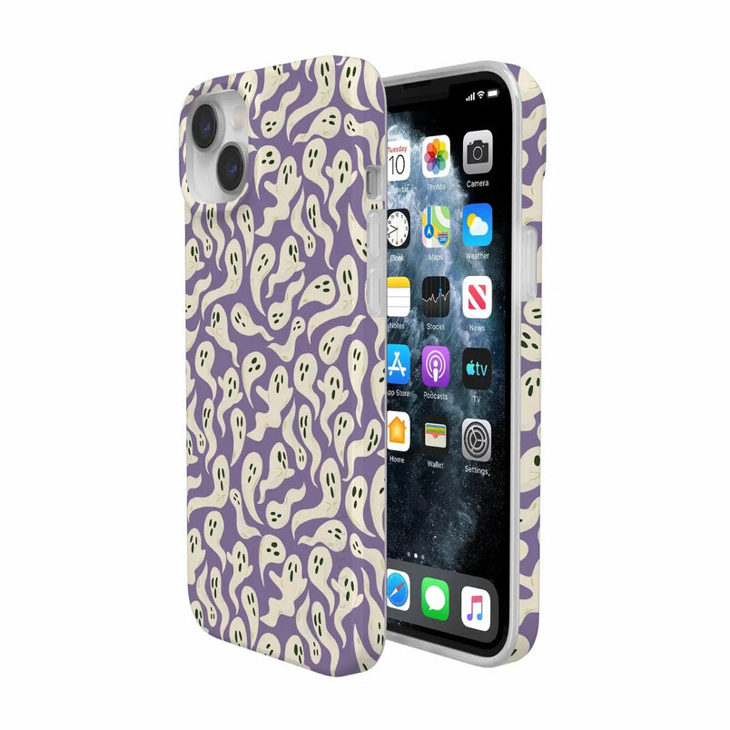 All Boo'd Up | Purple Ghost Case Phone Case get.casely 