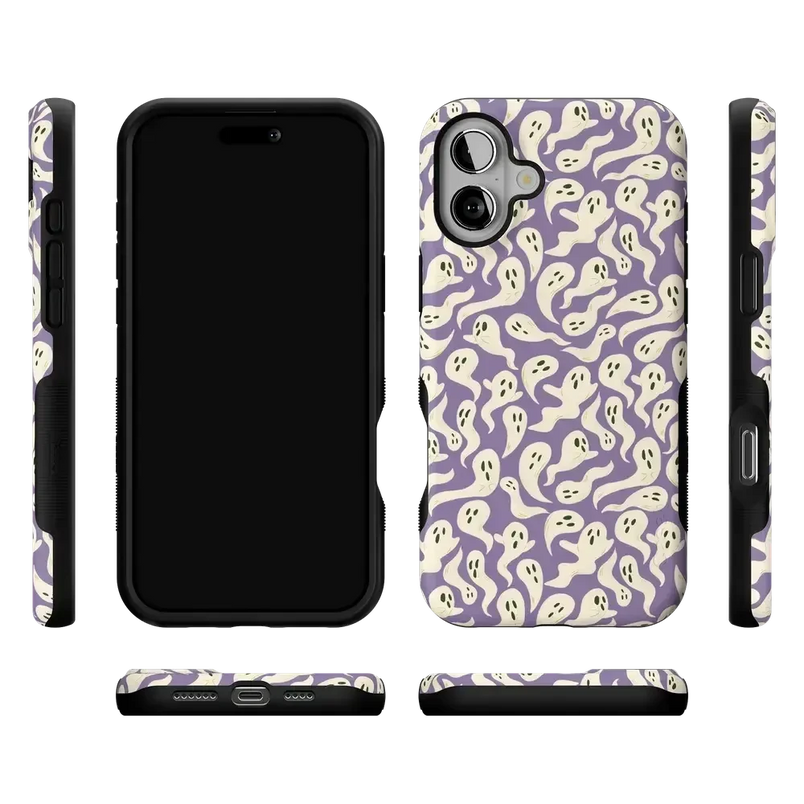 All Boo'd Up | Purple Ghost Case Phone Case get.casely 