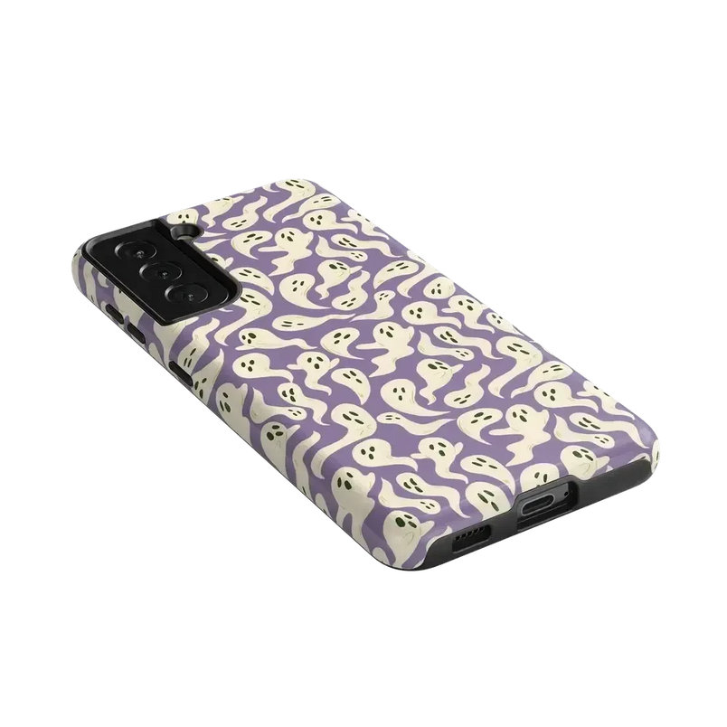 All Boo'd Up | Purple Ghost Case Phone Case get.casely 