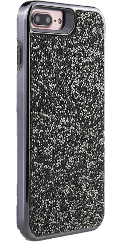 All That Glitter | Charcoal Silver Crystal Case iPhone Case get.casely 