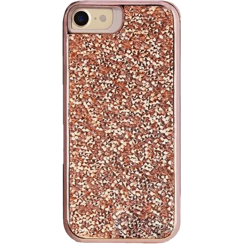 All That Glitter | Rose Gold Crystal Case iPhone Case get.casely Classic iPhone XR 