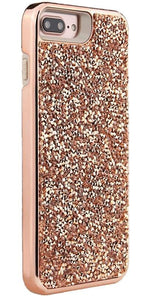 All That Glitter | Rose Gold Crystal Case iPhone Case get.casely 