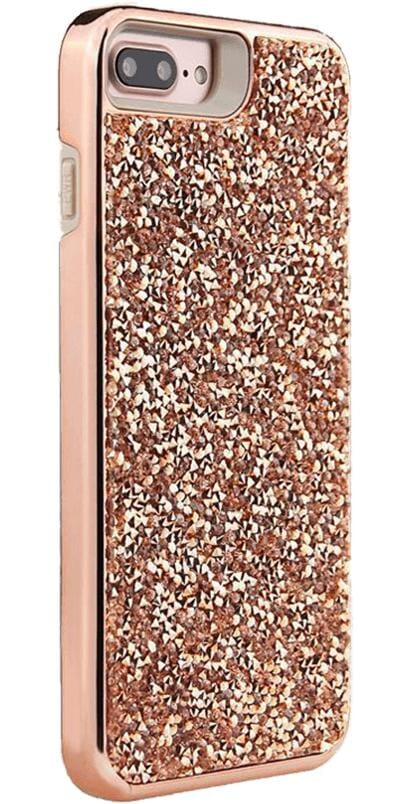 All That Glitter | Rose Gold Crystal Case iPhone Case get.casely 