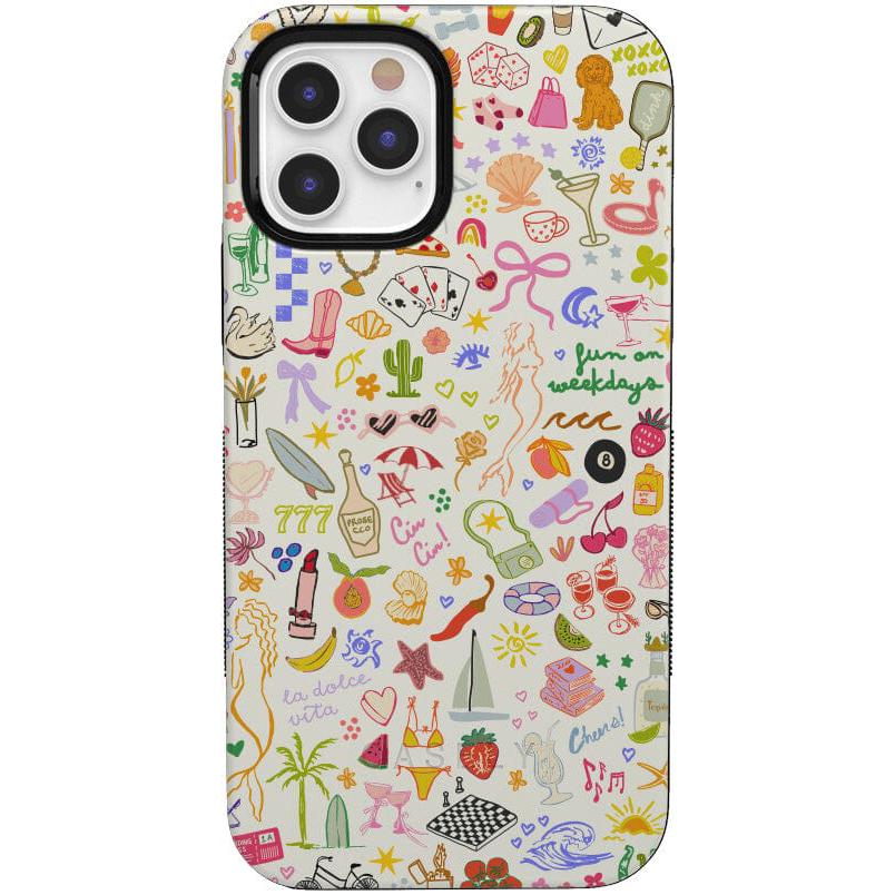 All the Fun Things | Fun on Weekdays Case iPhone Case get.casely Bold + MagSafe® iPhone 12 Pro Max