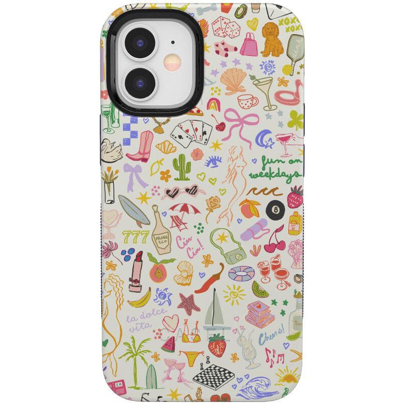 All the Fun Things | Fun on Weekdays Case iPhone Case get.casely Bold + MagSafe® iPhone 12