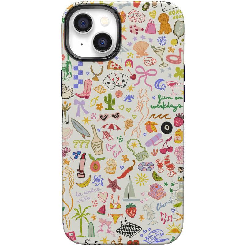 All the Fun Things | Fun on Weekdays Case iPhone Case get.casely Bold + MagSafe® iPhone 14
