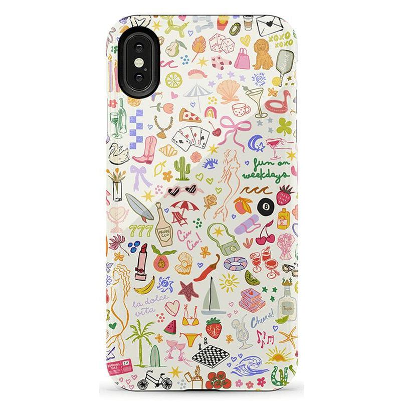 All the Fun Things | Fun on Weekdays Case iPhone Case get.casely Essential iPhone XS Max 