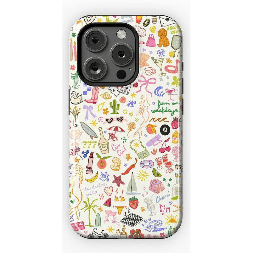 All the Fun Things | Fun on Weekdays Case iPhone Case get.casely 