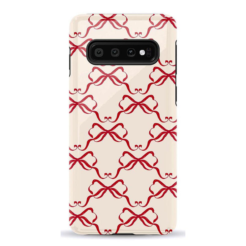 All Wrapped Up | Vintage Bows Case Phone Case Casetry Essential Galaxy S10