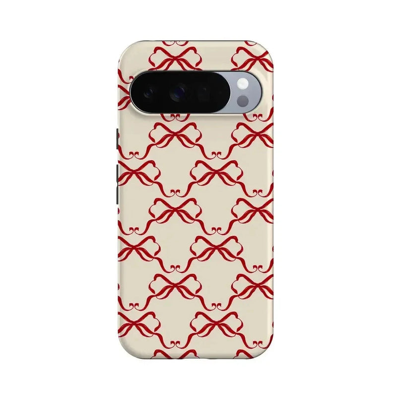 All Wrapped Up | Vintage Bows Case Phone Case Casetry Essential + MagSafe® Google Pixel 10 Pro XL 