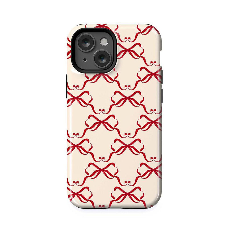 All Wrapped Up | Vintage Bows Case Phone Case Casetry Essential + MagSafe® iPhone 13 Mini