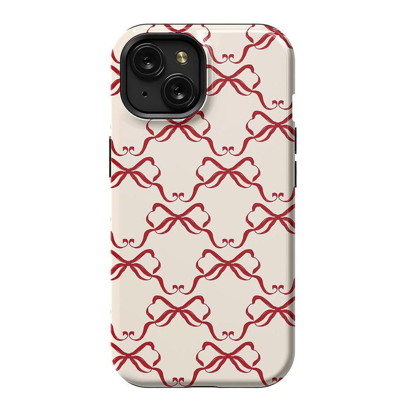All Wrapped Up | Vintage Bows Case Phone Case Casetry Essential + MagSafe® iPhone 15