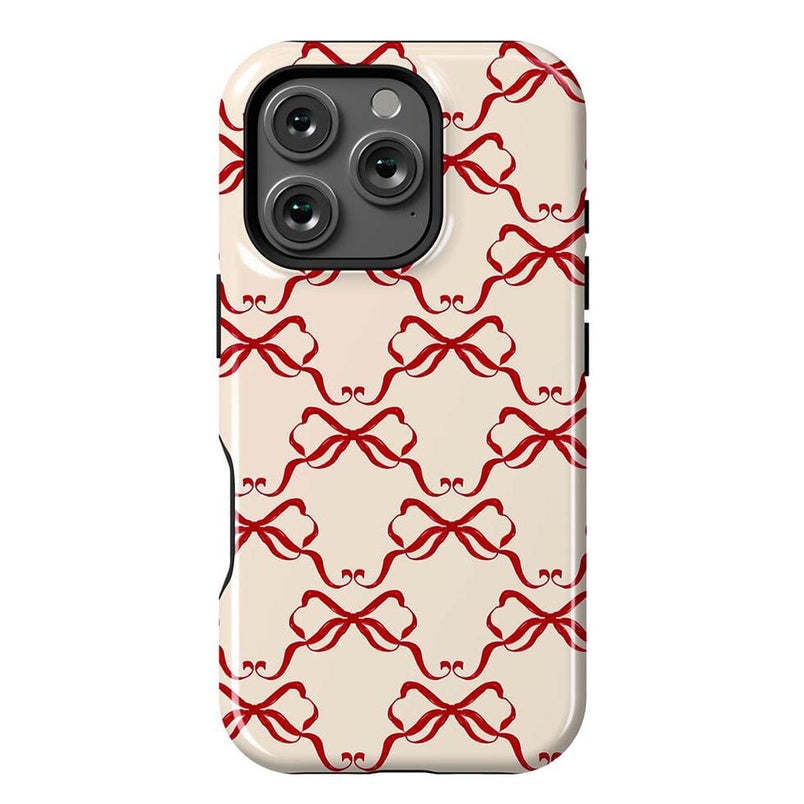 All Wrapped Up | Vintage Bows Case Phone Case Casetry Essential + MagSafe® iPhone 16 Pro