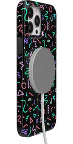 Always Vibing | Glow In The Dark Retro Case iPhone Case get.casely 