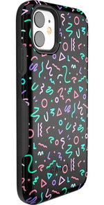 Always Vibing | Glow In The Dark Retro Case iPhone Case get.casely 