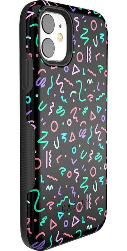 Always Vibing | Glow In The Dark Retro Case iPhone Case get.casely 