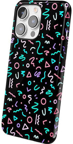 Always Vibing | Glow In The Dark Retro Case iPhone Case get.casely 