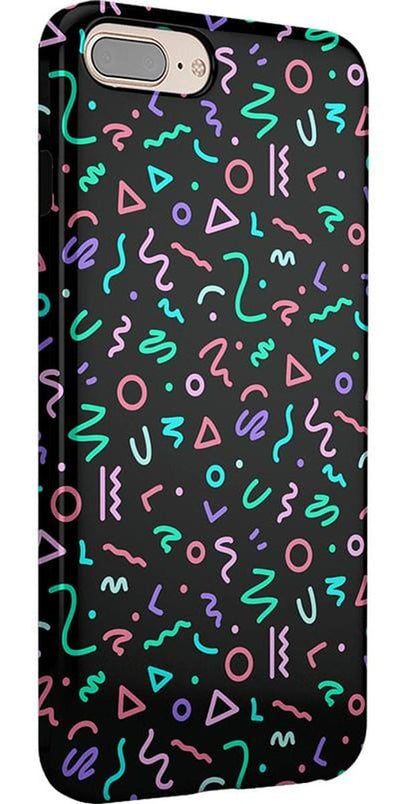Always Vibing | Glow In The Dark Retro Case iPhone Case get.casely 