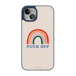 An Ode to 2020 | F*ck Off Rainbow Case iPhone Case get.casely Align + MagSafe® iPhone 14 Plus 