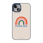 An Ode to 2020 | F*ck Off Rainbow Case iPhone Case get.casely Align + MagSafe® iPhone 15 Plus 