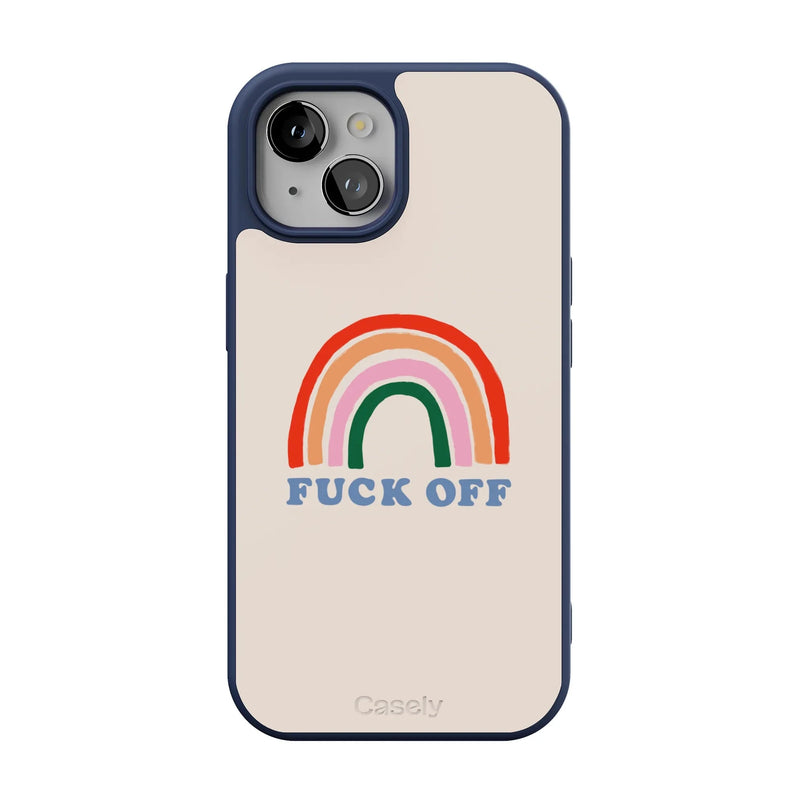An Ode to 2020 | F*ck Off Rainbow Case iPhone Case get.casely Align + MagSafe® iPhone 15 