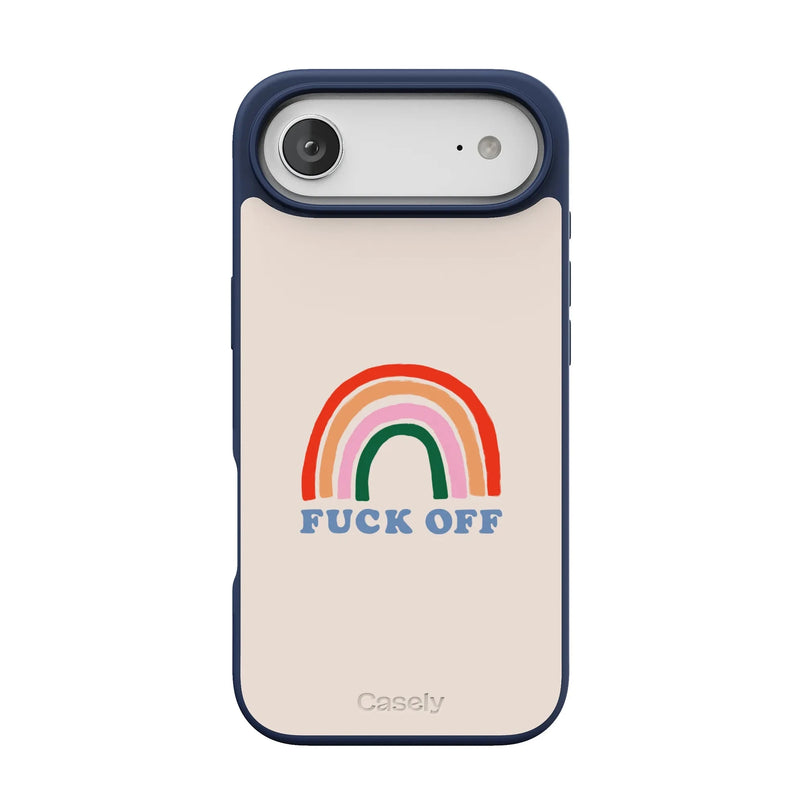 An Ode to 2020 | F*ck Off Rainbow Case iPhone Case get.casely Align + MagSafe® iPhone 17 Air 