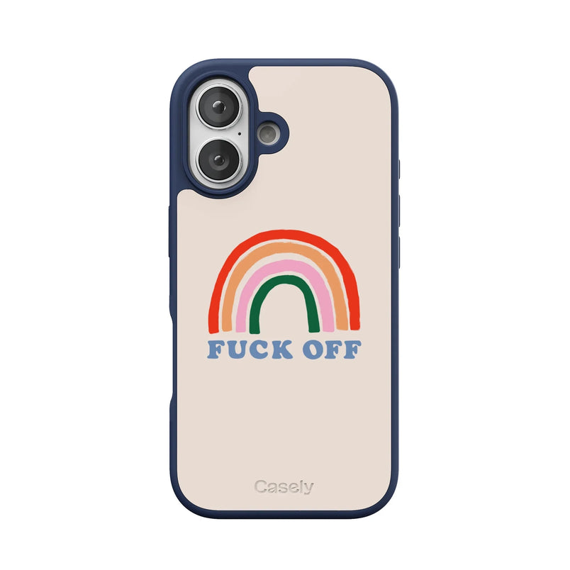 An Ode to 2020 | F*ck Off Rainbow Case iPhone Case get.casely Align + MagSafe® iPhone 17 