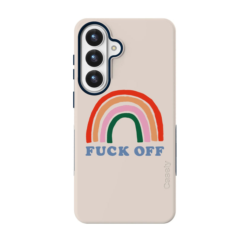 An Ode to 2020 | F*ck Off Rainbow Case iPhone Case get.casely Bold Flex + MagSafe® Galaxy S26 