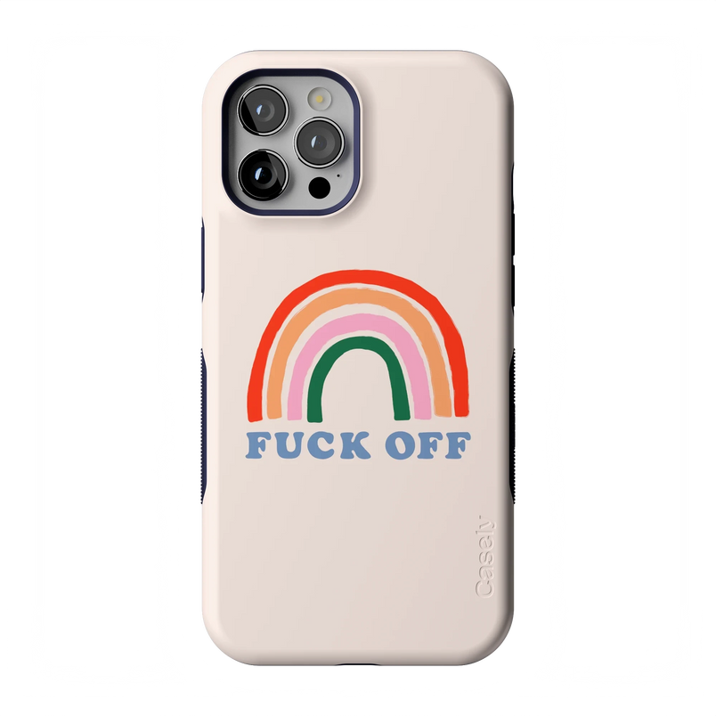 An Ode to 2020 | F*ck Off Rainbow Case iPhone Case get.casely Bold Flex + MagSafe® iPhone 12 Pro Max 
