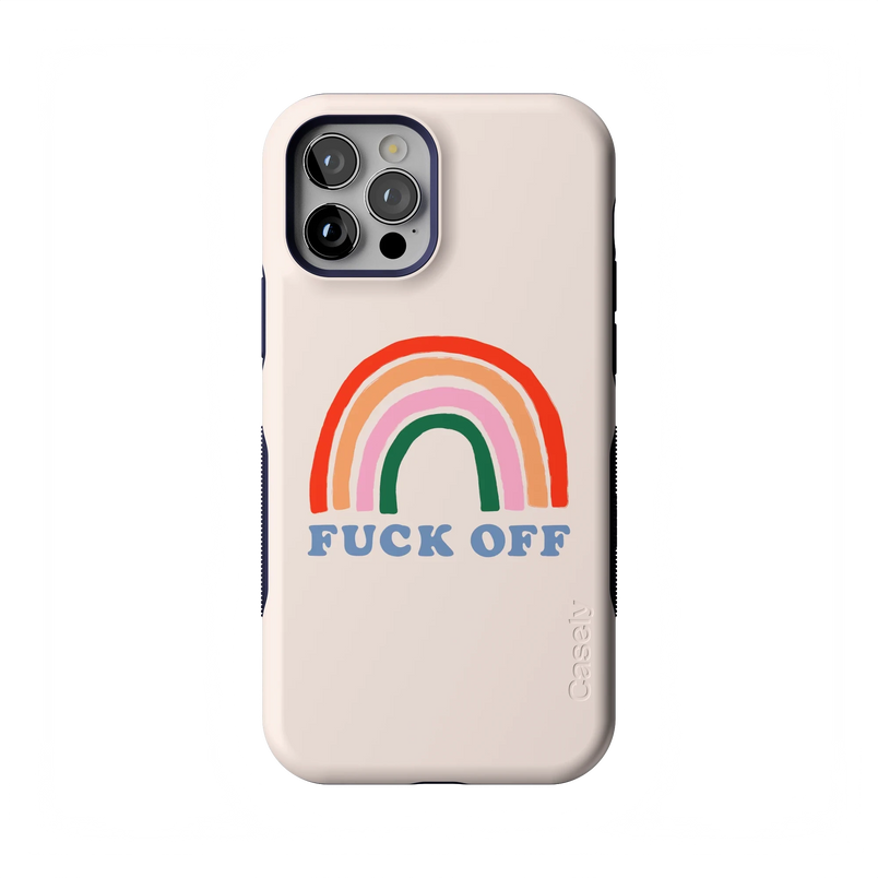 An Ode to 2020 | F*ck Off Rainbow Case iPhone Case get.casely Bold Flex + MagSafe® iPhone 12 Pro 