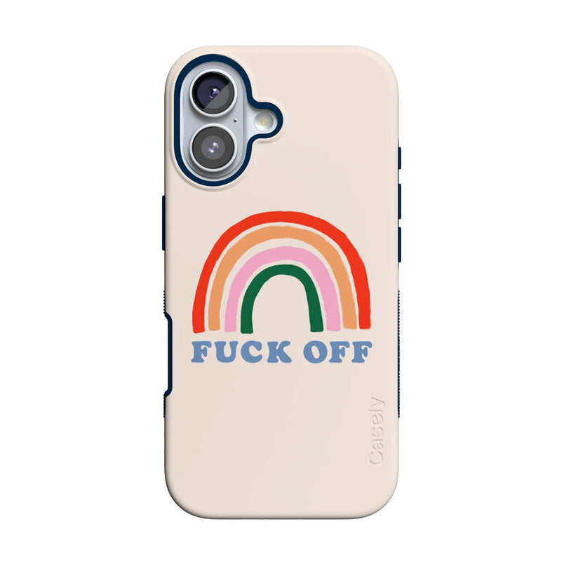 An Ode to 2020 | F*ck Off Rainbow Case iPhone Case get.casely Bold Flex + MagSafe® iPhone 17 