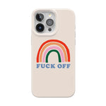 An Ode to 2020 | F*ck Off Rainbow Case iPhone Case get.casely Classic + MagSafe® iPhone 15 Pro Max 