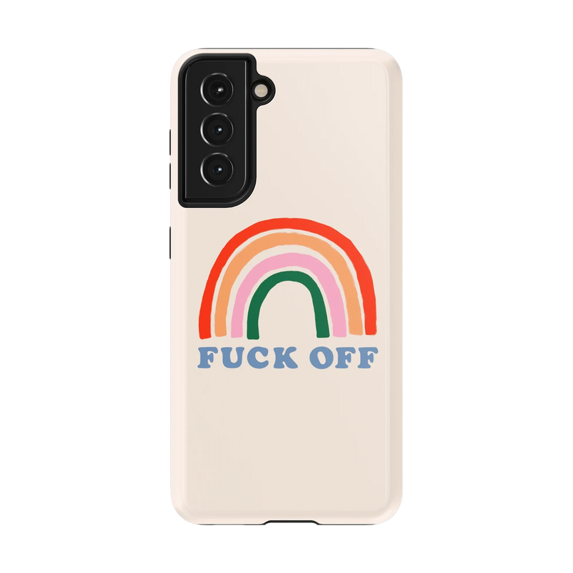 An Ode to 2020 | F*ck Off Rainbow Case iPhone Case get.casely Essential Galaxy S21 