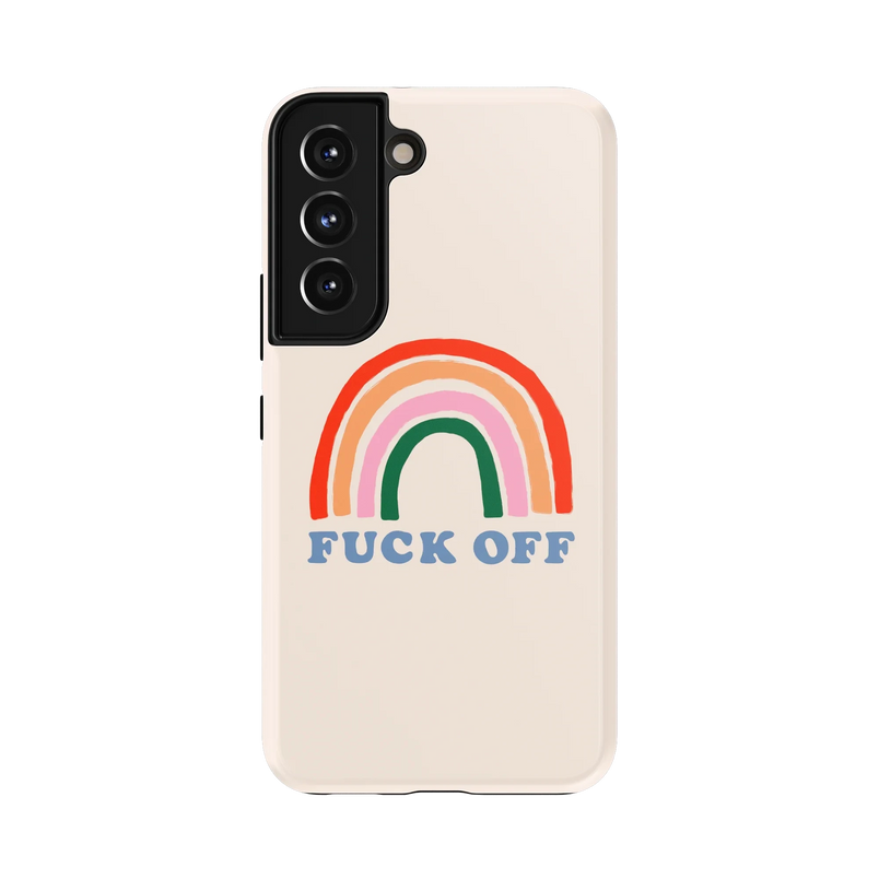 An Ode to 2020 | F*ck Off Rainbow Case iPhone Case get.casely Essential Galaxy S22 