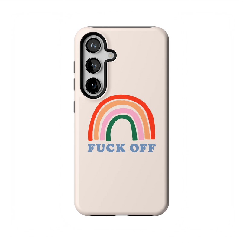 An Ode to 2020 | F*ck Off Rainbow Case iPhone Case get.casely Essential Galaxy S24 