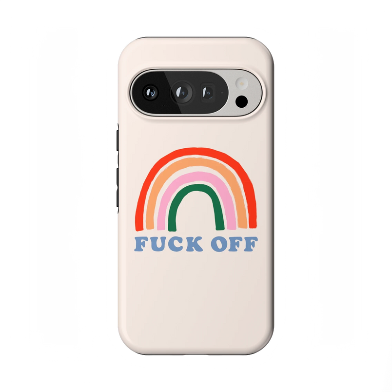 An Ode to 2020 | F*ck Off Rainbow Case iPhone Case get.casely Essential + MagSafe® Google Pixel 10 Pro 