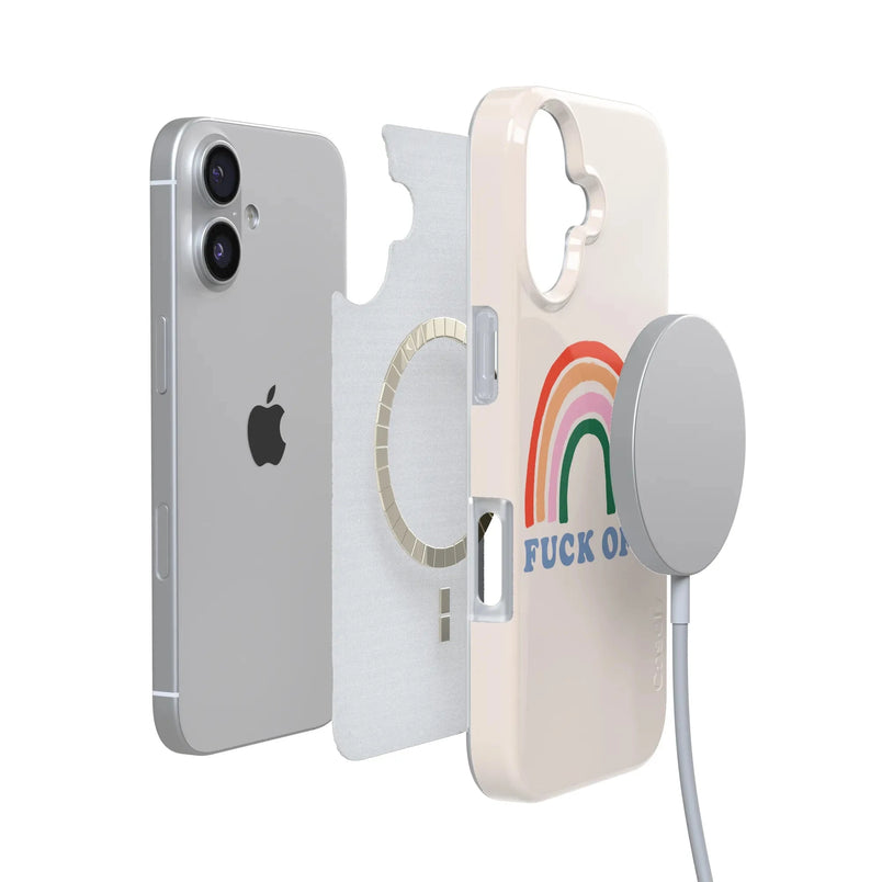 An Ode to 2020 | F*ck Off Rainbow Case iPhone Case get.casely 