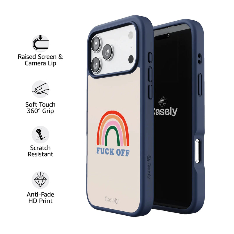 An Ode to 2020 | F*ck Off Rainbow Case iPhone Case get.casely 