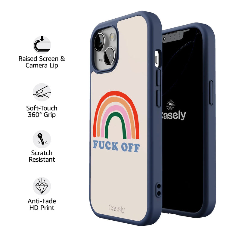 An Ode to 2020 | F*ck Off Rainbow Case iPhone Case get.casely 