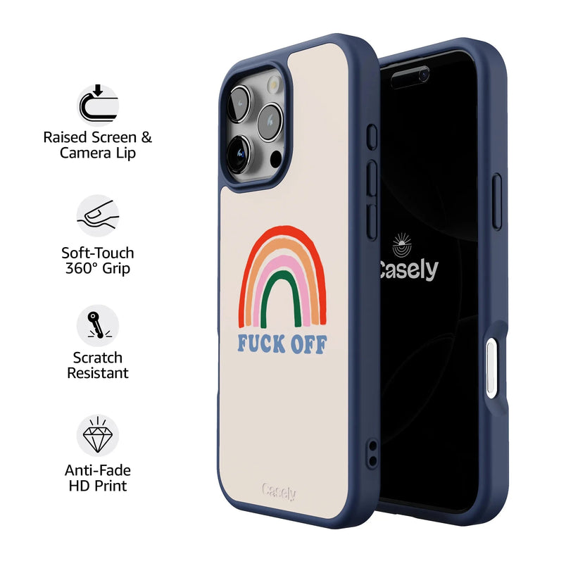 An Ode to 2020 | F*ck Off Rainbow Case iPhone Case get.casely 