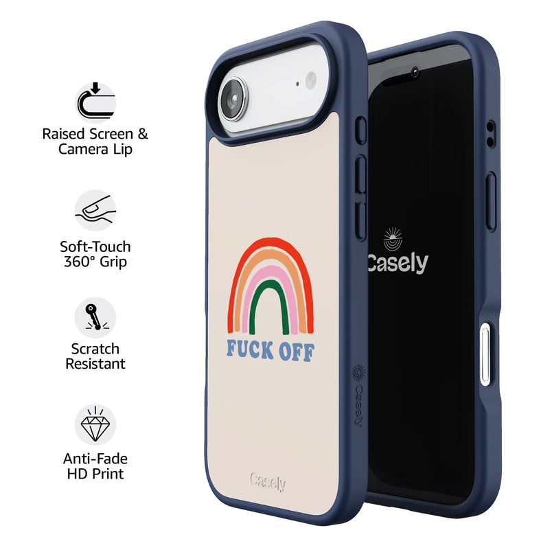 An Ode to 2020 | F*ck Off Rainbow Case iPhone Case get.casely 