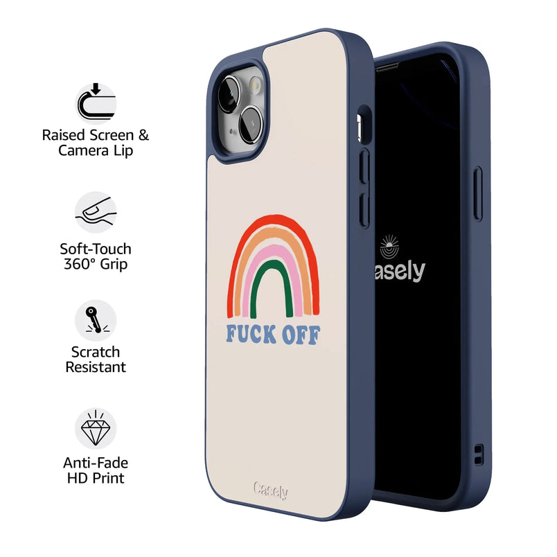 An Ode to 2020 | F*ck Off Rainbow Case iPhone Case get.casely 