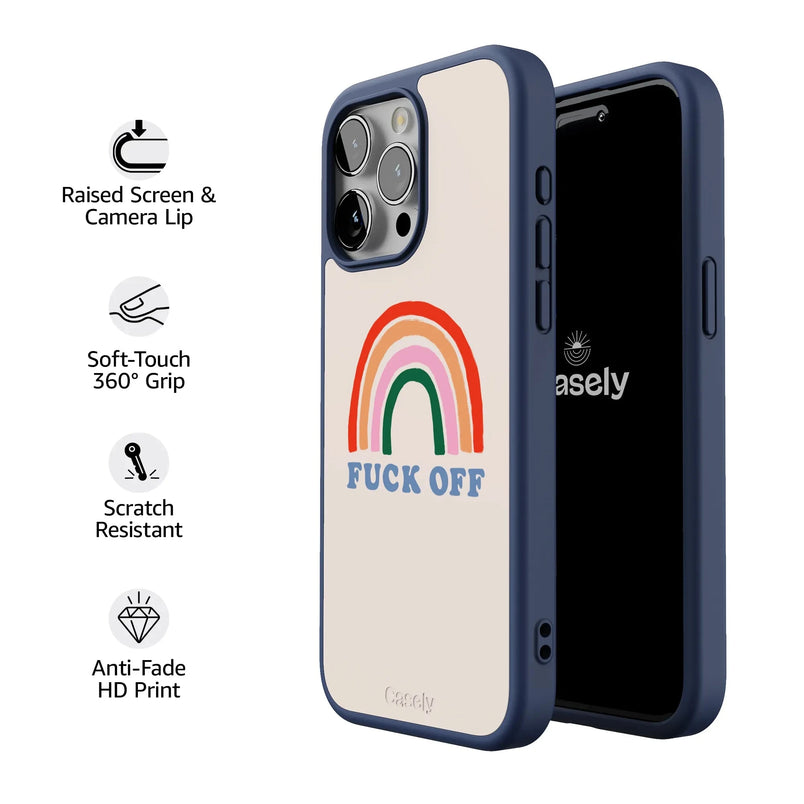 An Ode to 2020 | F*ck Off Rainbow Case iPhone Case get.casely 