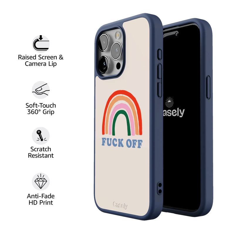 An Ode to 2020 | F*ck Off Rainbow Case iPhone Case get.casely 