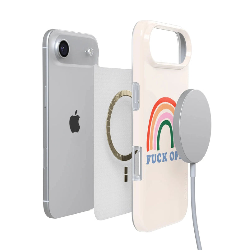 An Ode to 2020 | F*ck Off Rainbow Case iPhone Case get.casely 