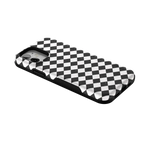 Salem's Hex | Black & White Checkered Case