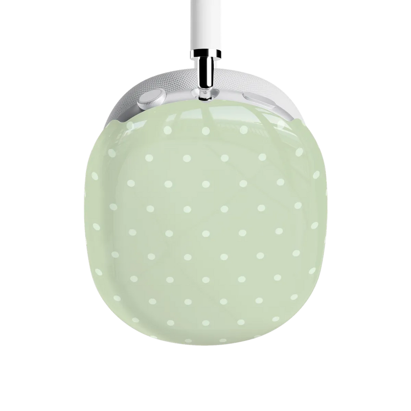 On the Dot | Green Polka Dot AirPods Max Case